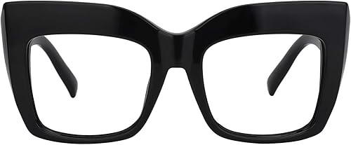 Miniatura 8 de Zeelool Lentes de lectura cuadrados gruesos para mujer con revestimiento antirreflectante estándar Alberta FP0668