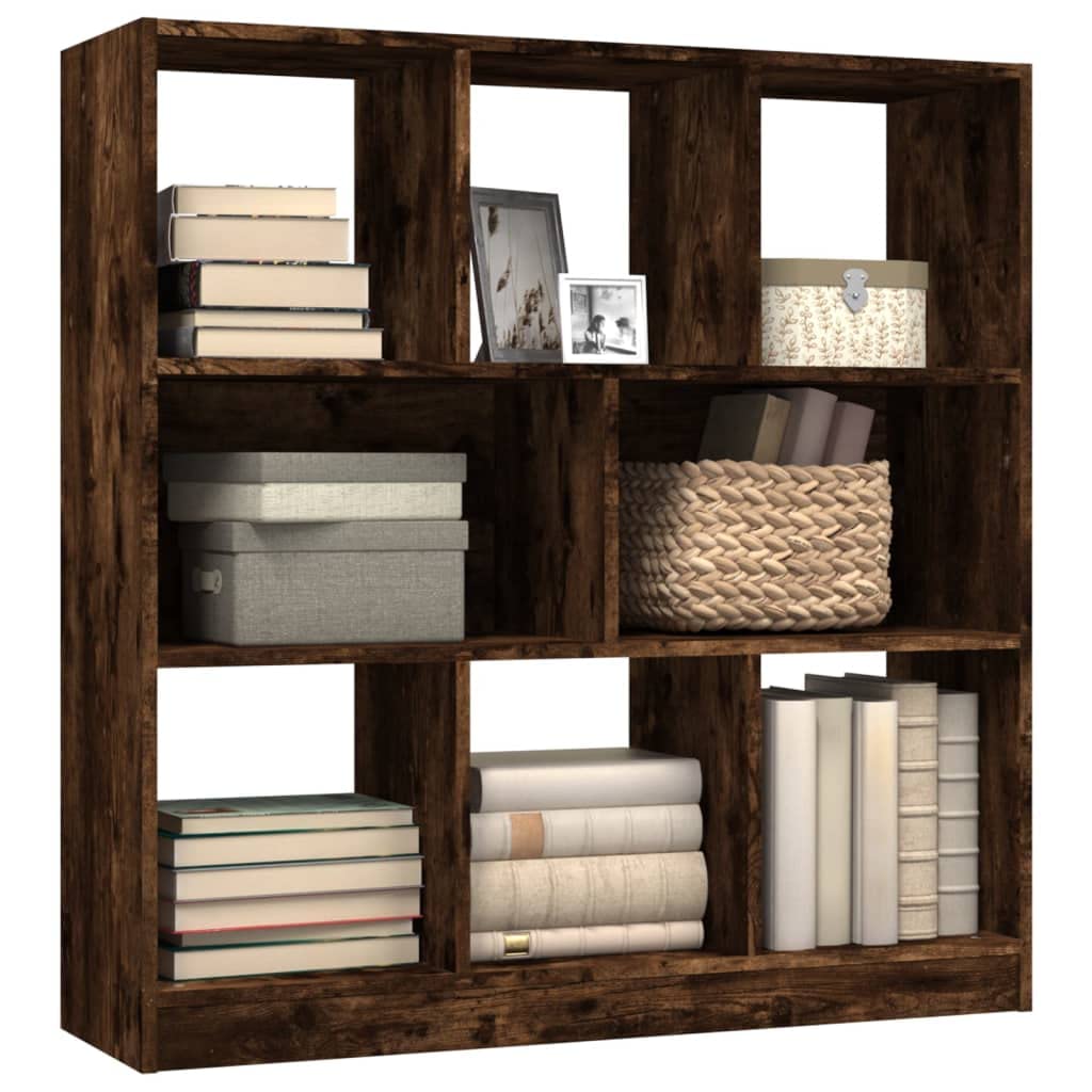 Generisch Bücherregal Räuchereiche 97,5x29,5x100 cm Holzwerkstoff,Möbel,Regalsysteme,Bücherregale Bücherschränke-826378