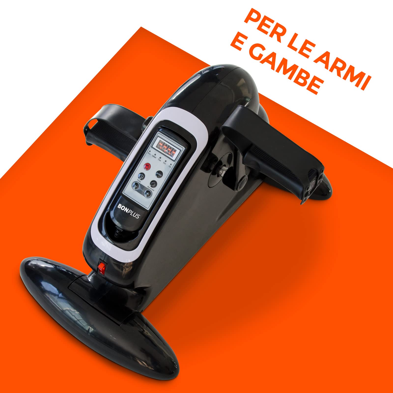 Mini Cyclette Elettrico | Pedalatore Elettrico | Ginnastica Passiva | 12 livelli di velocità | Telecomando | Bidirezionale | 5 modalità | Movimento automatico | Riabilitazione