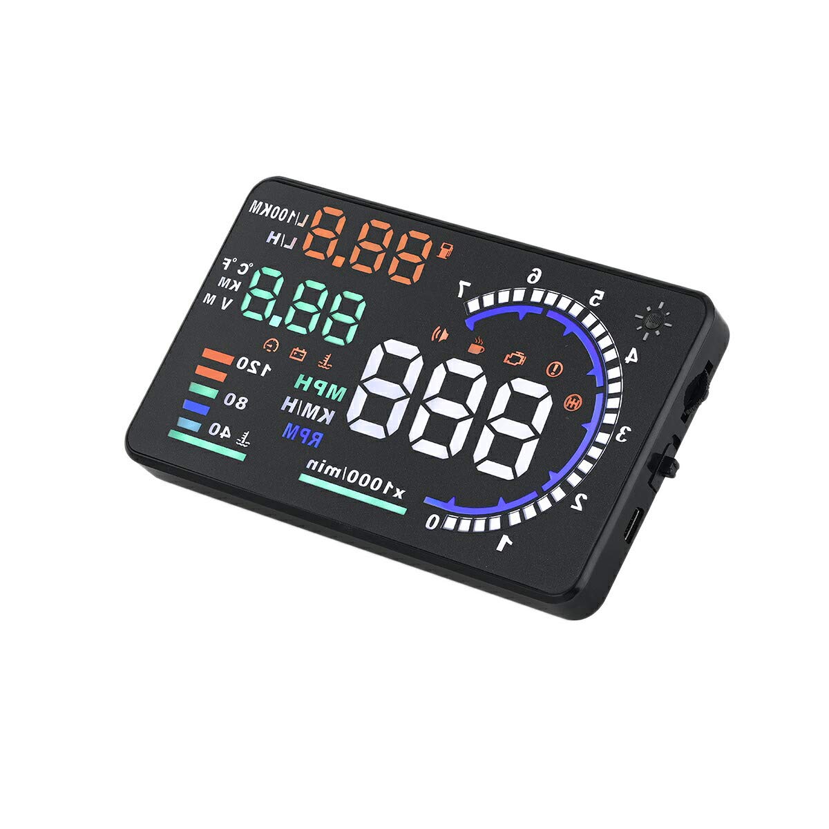 ヘッドアップディスプレイ 車載スピードメーター 「HUD-A8-OBD.B」 Amazon.co.jp: .B「A8-OBD」HUD ヘッドアップディスプレイ A8 OBD2 5.5