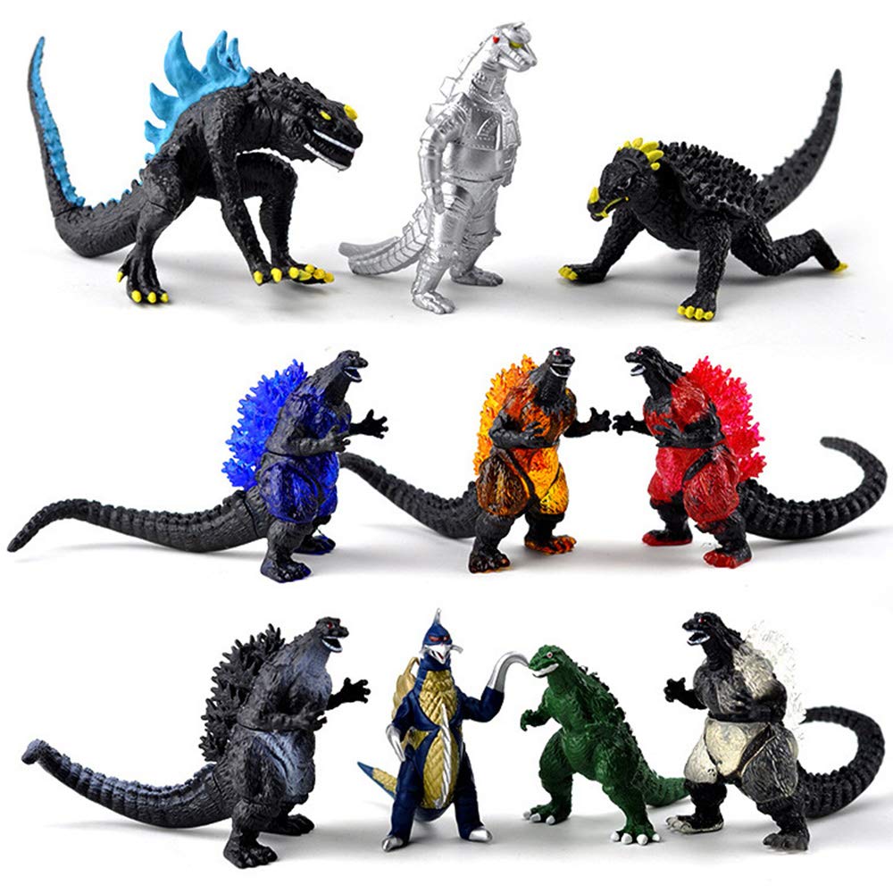 Set of 10 Godzilla Action Figures, Godzilla Toys King of The Monsters