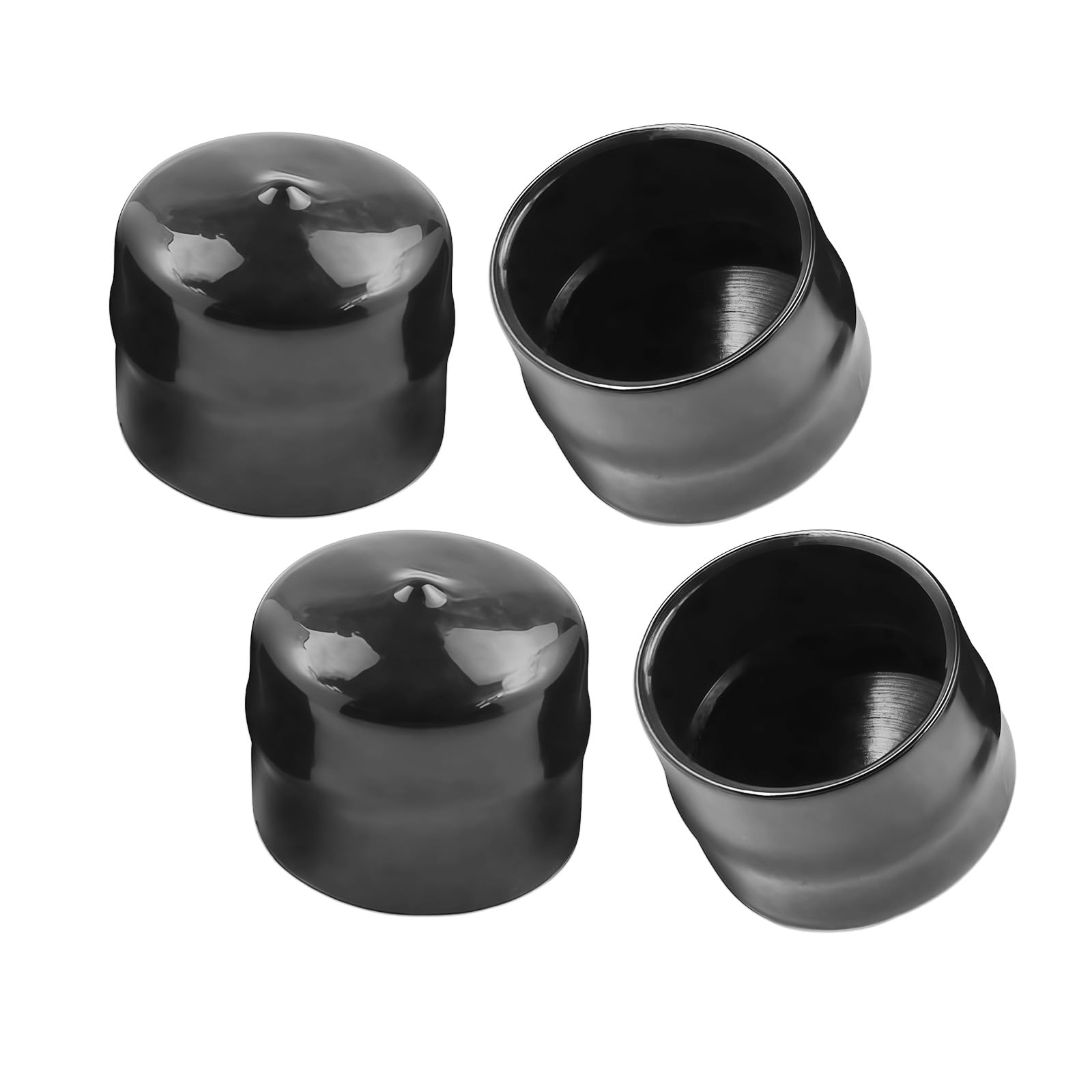 4Pcs 532104757 Rubber Wheel Axle Hub Caps Compatible with Husqvarna Craftsman AYP Poulan Weed Eater Ariens Sears Ryobi Roper Lawn Tractor Mower and Snow Blower 532175039 104757X 104757X428
