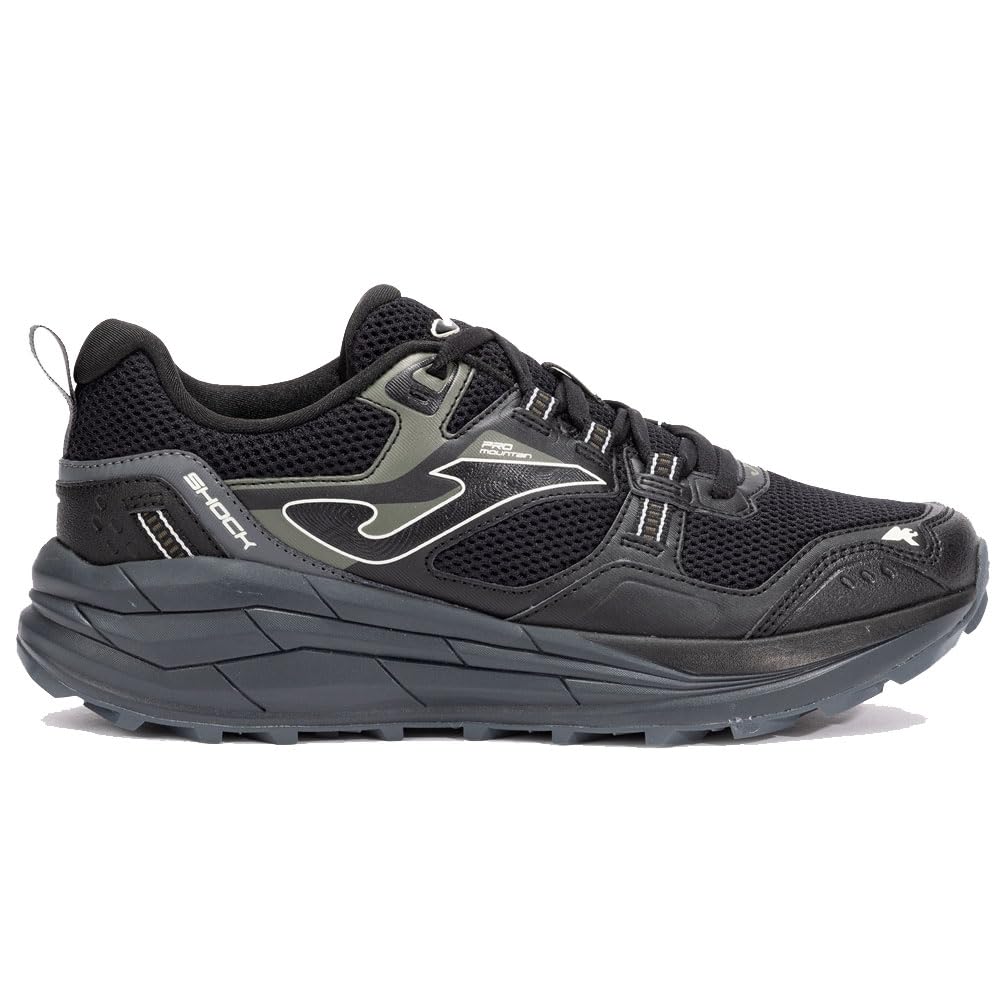 Scarpe da Trail Running, Shock Men Nero