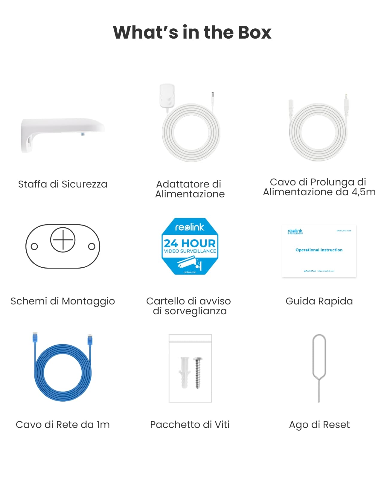 Reolink 5MP PTZ Telecamera Wi-Fi Esterno con 3X Zoom Ottico, WiFi 2,4/5 GHz, Visione Notturna a Colori, Auto-Tracking, Rilevamento di Persona/Veicolo/Animale, Audio Bidirezionale, E1 Outdoor Nero