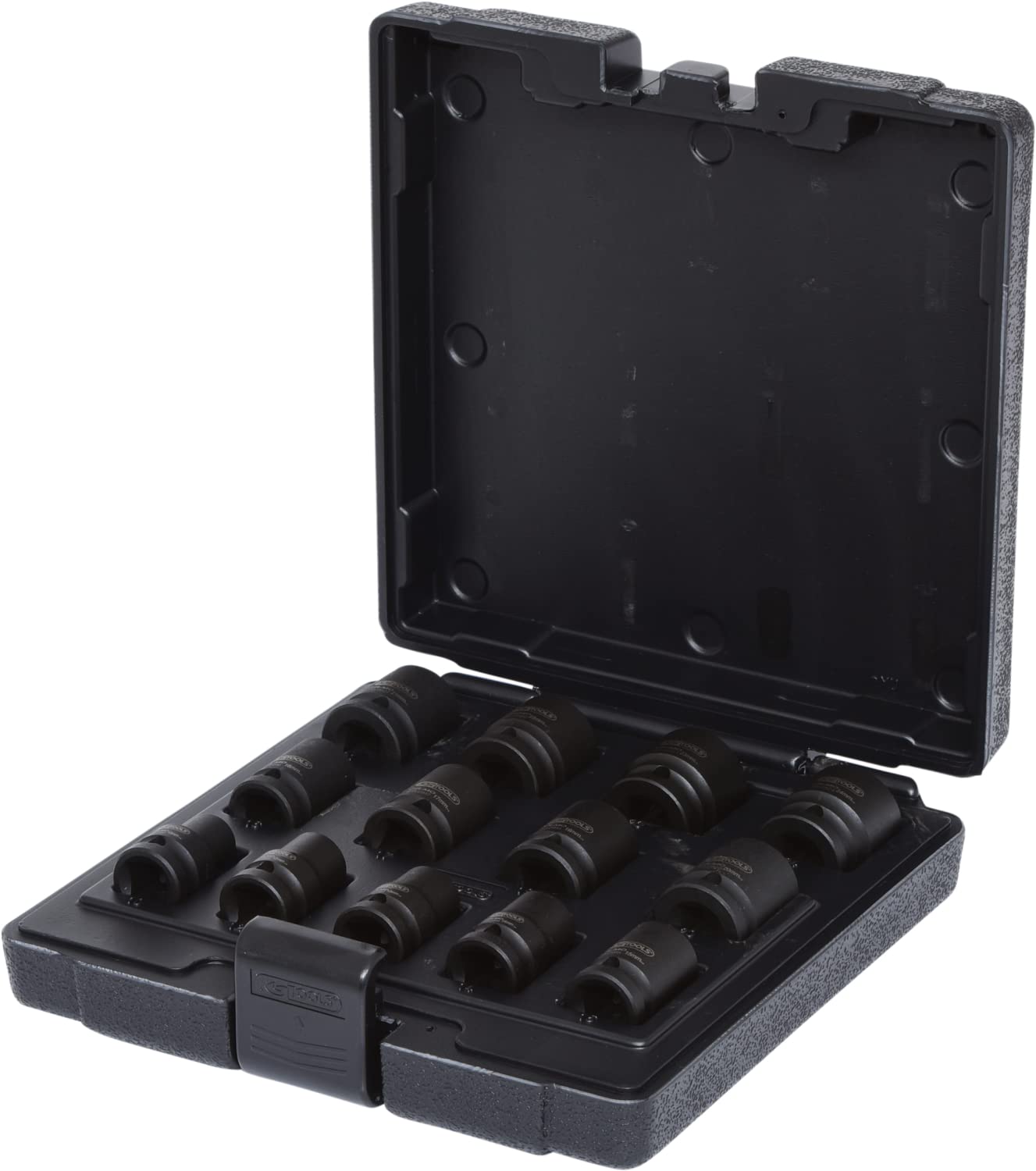 KS Tools 515.0900 1/2" 12-kant-Kraft-Stecknuss-Satz, kurz, 13-tlg.
