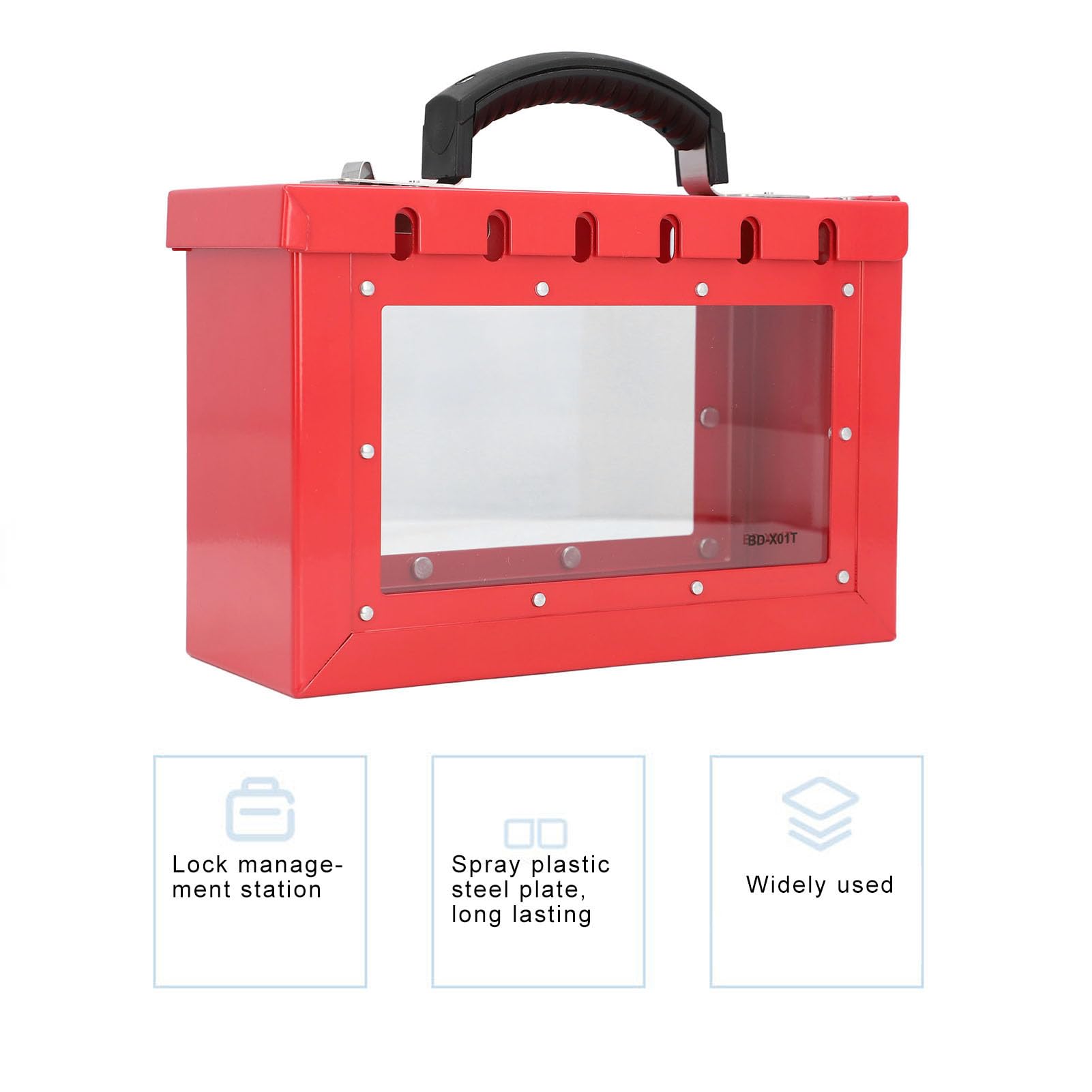 Lockbox With Padlock Lockout Tagout Box Kit With 6 Locks - OSHA ...