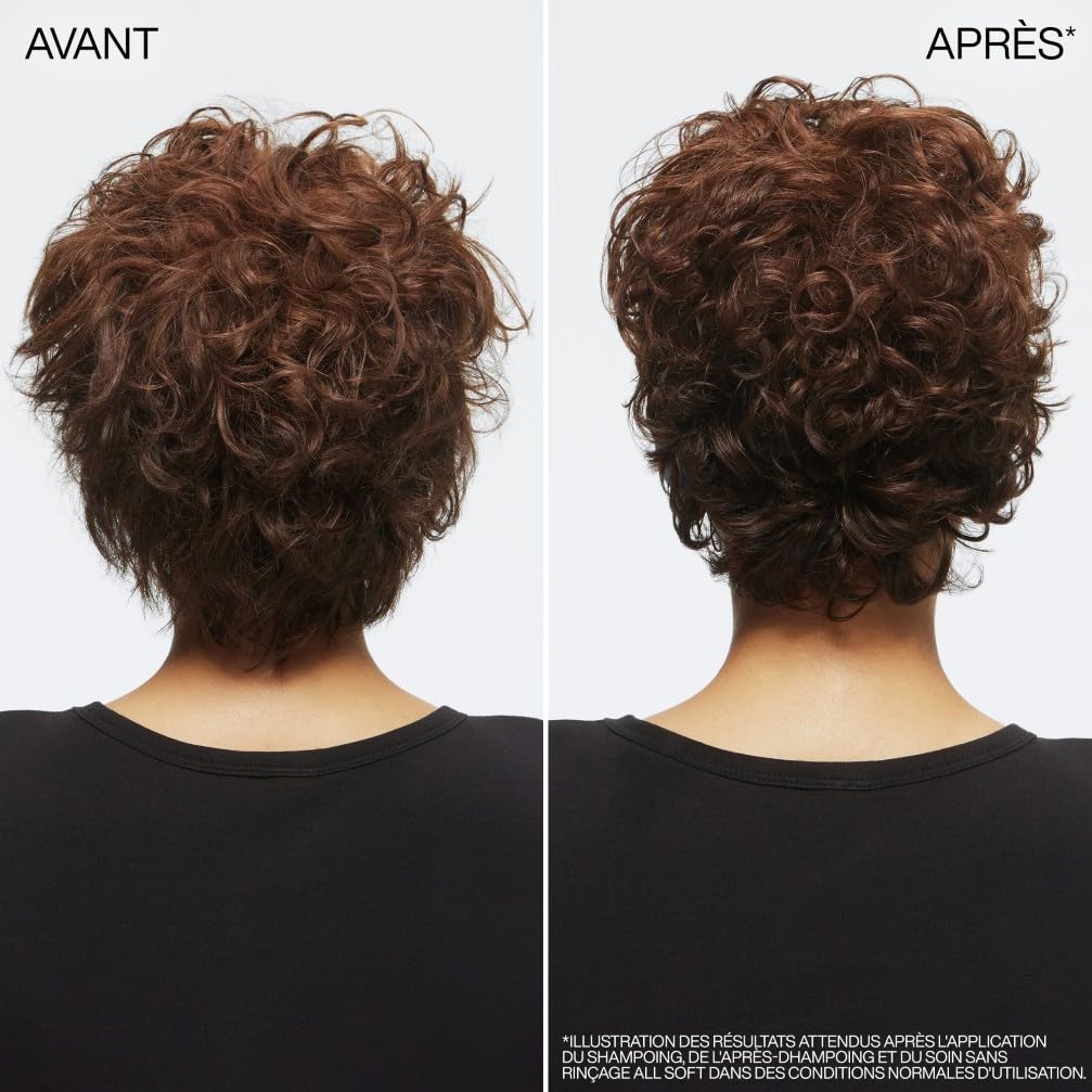 REDKEN - Shampoing Hydratant pour Cheveux Secs et Désydrathés - Apporte Douceur & Souplesse - Protéines & Huile d'Argan - Produit Vegan - All Soft - 300ml
