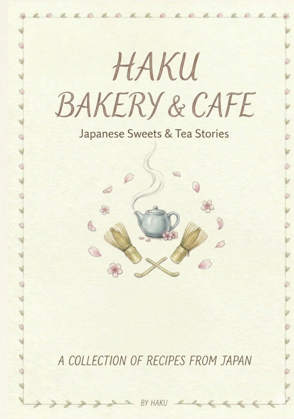 HAKU CAFE & BAKERY: Japanese Sweets & Tea Stories: A Collection of 10 Seasonal Recipes
