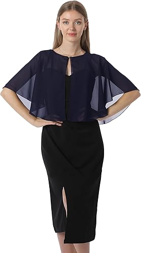 Miniatura 2 de Hotshawl Capa de Gasa Suave Capas Chales y Envolturas para Vestido de Noche Capa de Boda Chal de los años 1920 accesorios para mujeres