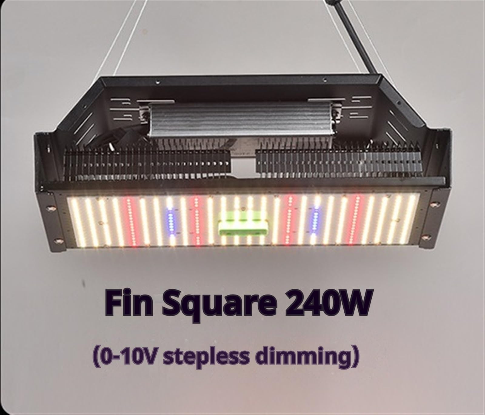 La pianta coltiva la luce, Lampada Da Coltivazione 240 W Dimmerabile, A Spettro Completo Con Dimmerazione Continua For Piante Idroponiche Interno, Semina, Verdura, Fiori(Fin long 240W)