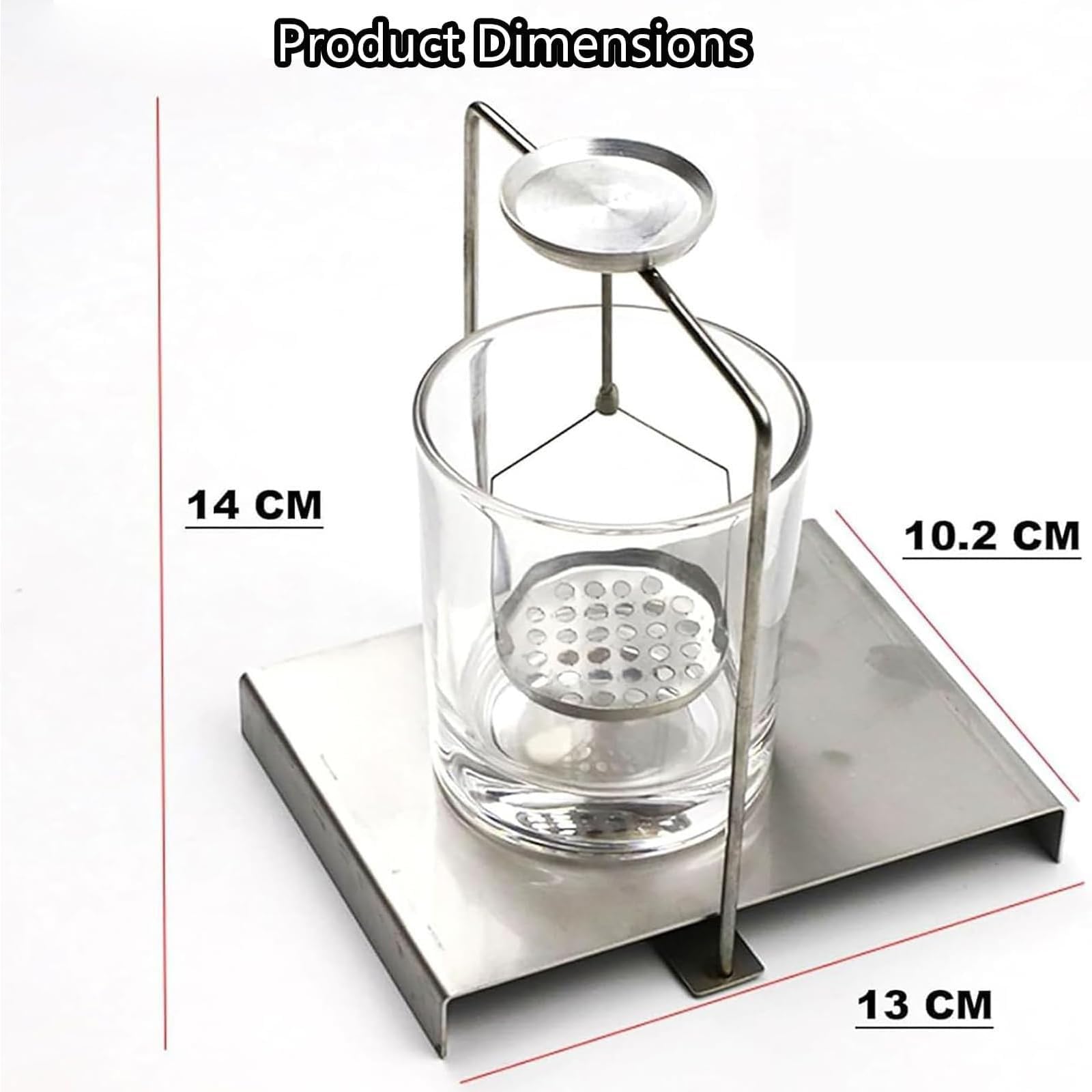 Kit de determinación de densidad, soporte de pesaje hidrostático, medición precisa de la densidad sólida y líquida, acero inoxidable y acrílico, para pruebas de laboratorio