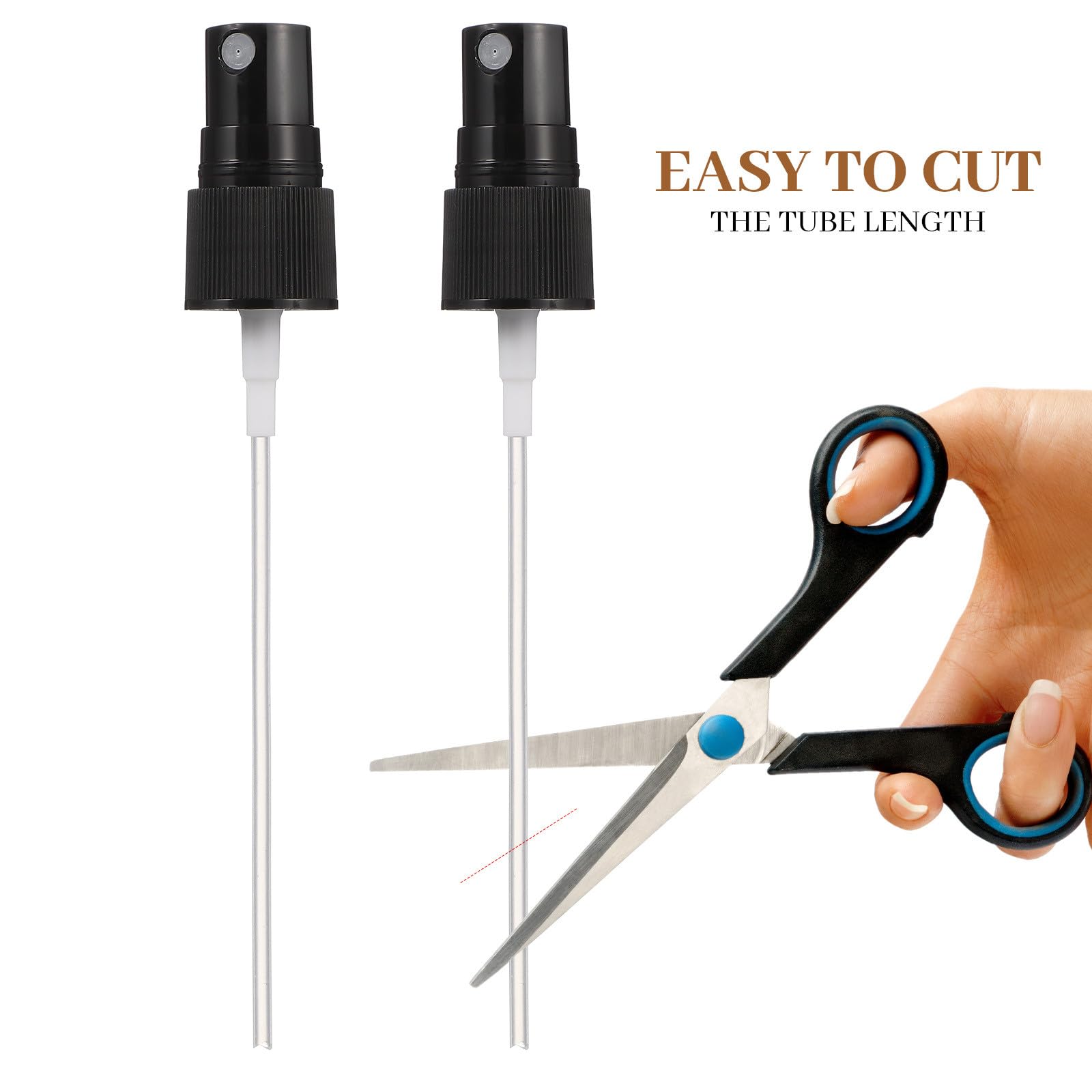 Parti di Ricambio per Spruzzatori 20 Pezzi Ugelli Atomizzanti da 18 MM, Tappi Spray per Flaconi Spray, Compatibili Erogatori per Profumi e Prodotti per Chioma