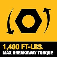 Vista 9 de DEWALT DCF900P1R 20 V MAX XR - Juego de llave de impacto inalámbrica de alto torque sin escobillas de litio-ion de 1/2 pulg. con yunque de anillo