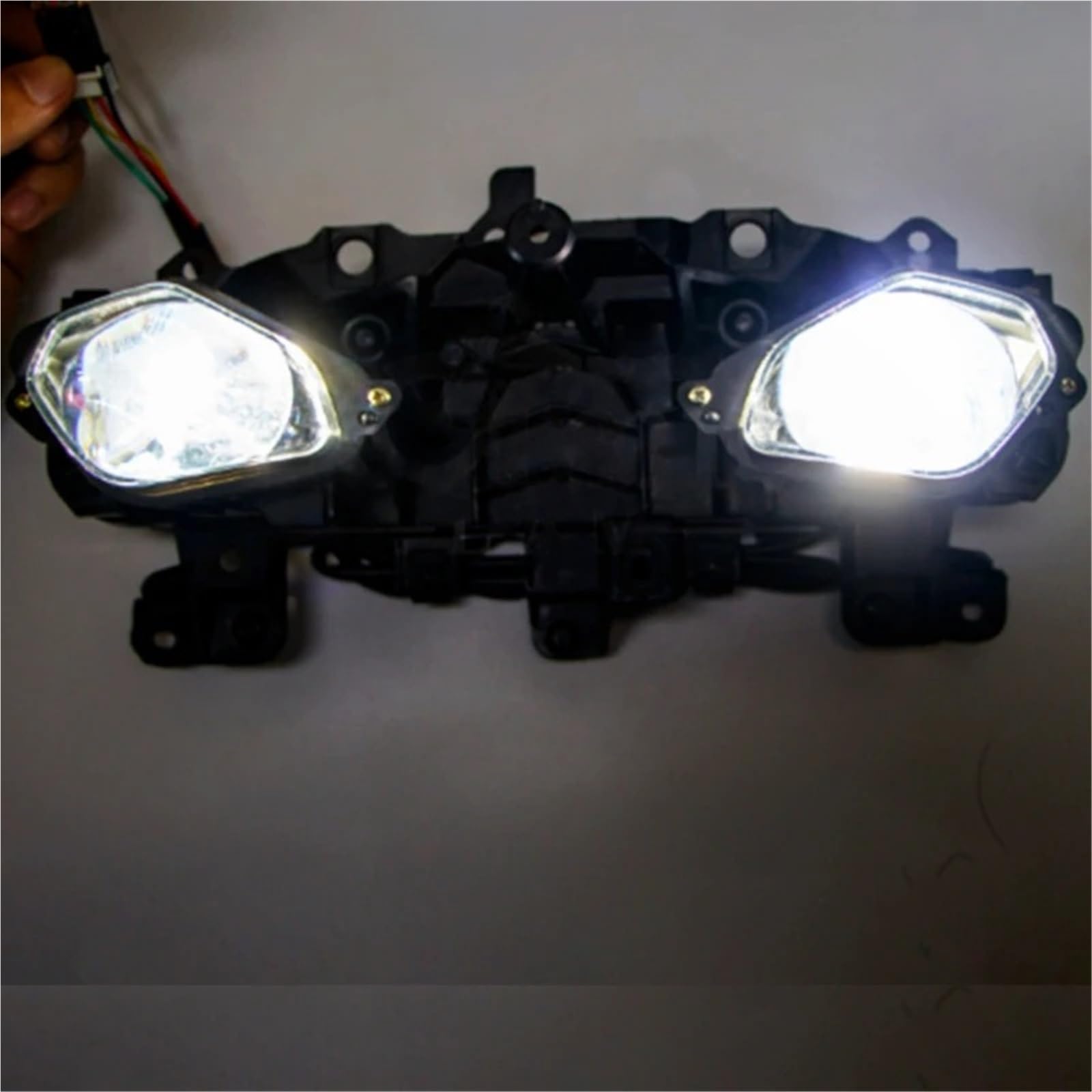 Faro Moto Conjunto para MT10 FZ10 para MT-10 FZ-10 2017-2021 Faro LED para Motocicleta Faro Delantero Kit De Montaje De Faro Delantero Moto Faros Delanteros