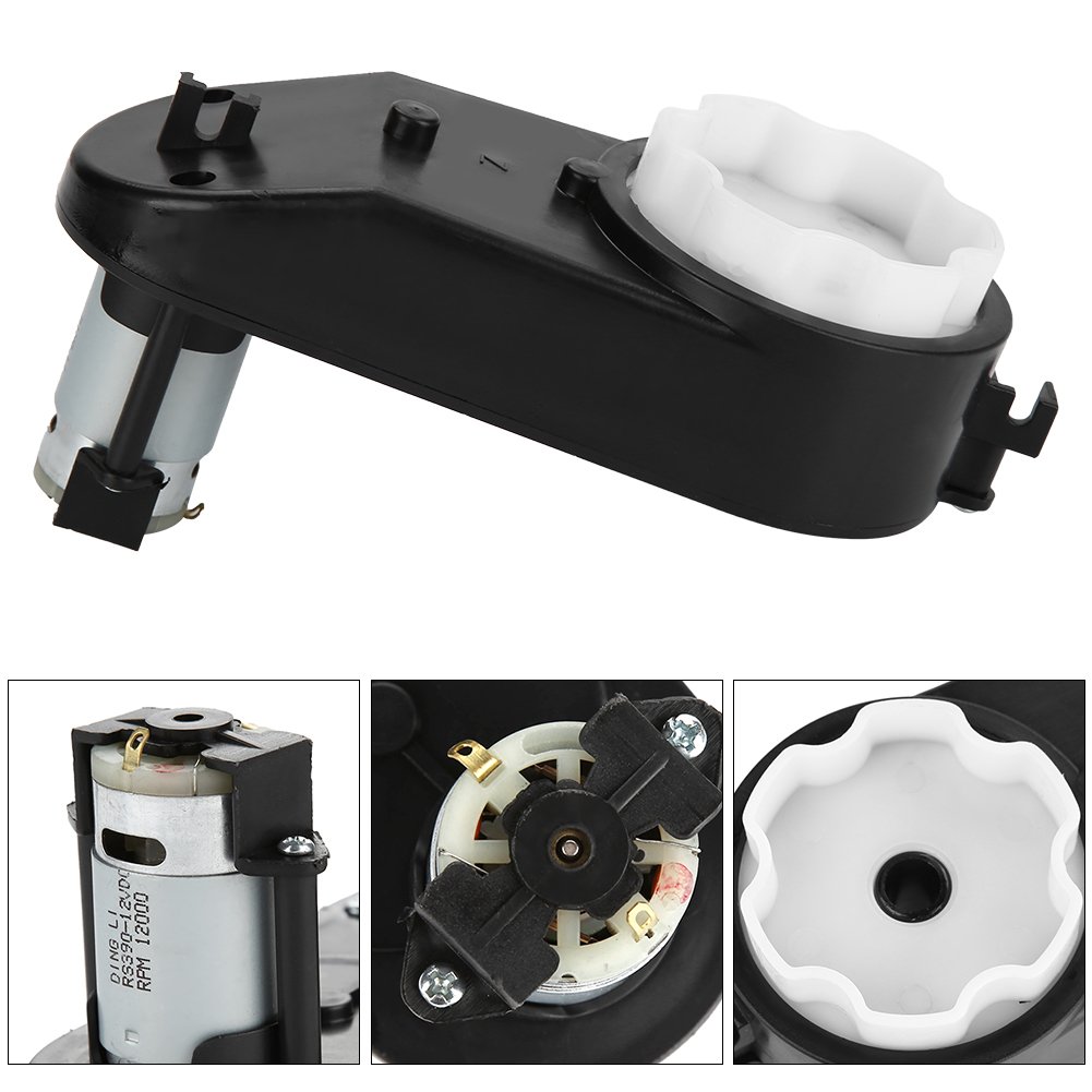 12000-20000RPM Cambio con motore, motocicli RS390 Motoriduttore elettrico universale 6V / 12V per parti di ricambio per auto giocattolo per bambini.(12V 12000RPM)