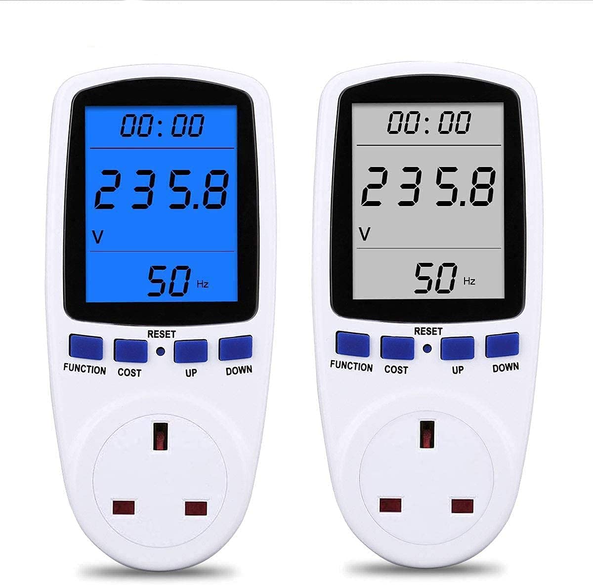 Power Meter Plug Energy Monitor Watt Meter Backlight LCD Display