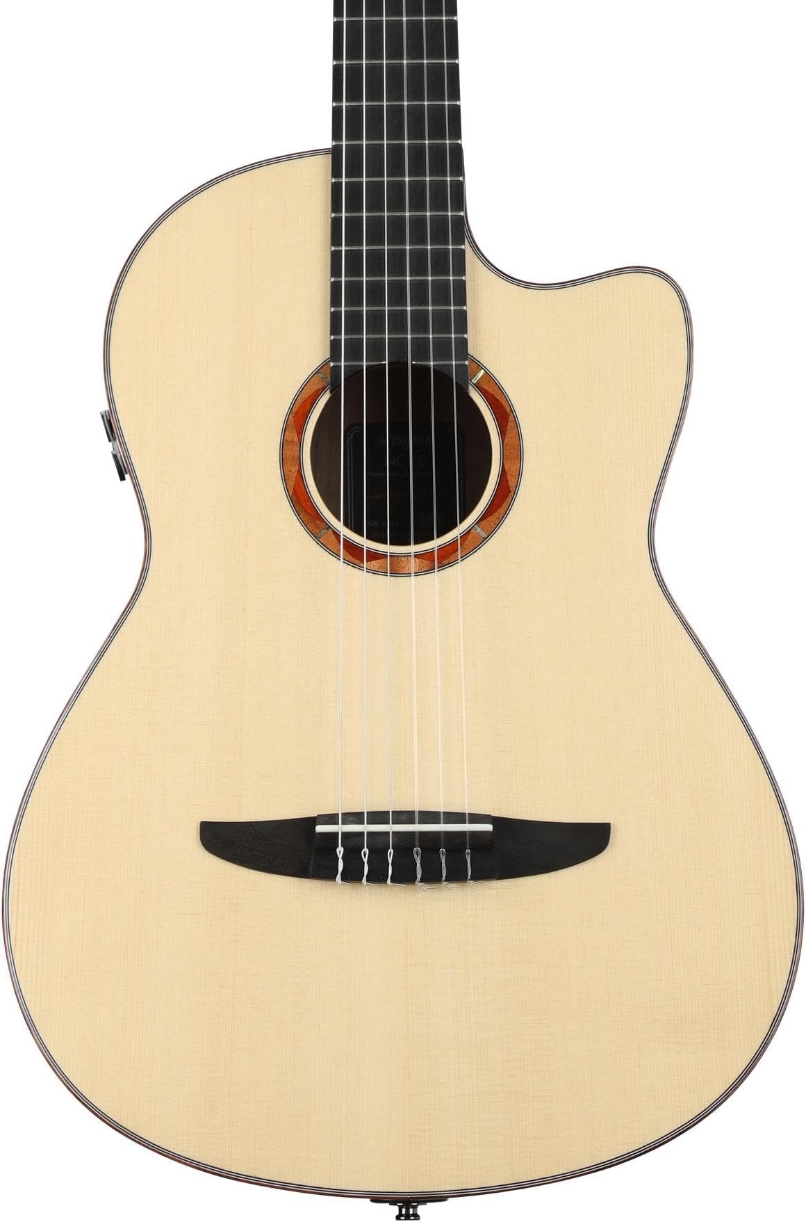 Yamaha NCX5 NT Cutaway Acoustic-Electric Nylon-String Classical Guitar With Reinforced Carrying Bag , Natural