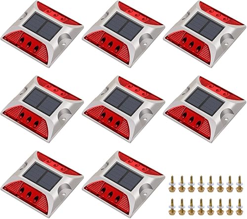 Miniatura 7 de Marcador de pavimento elevado solar de alto brillo IP68 impermeable reflector solar de carretera luz intermitente solar para señales sobresalientes