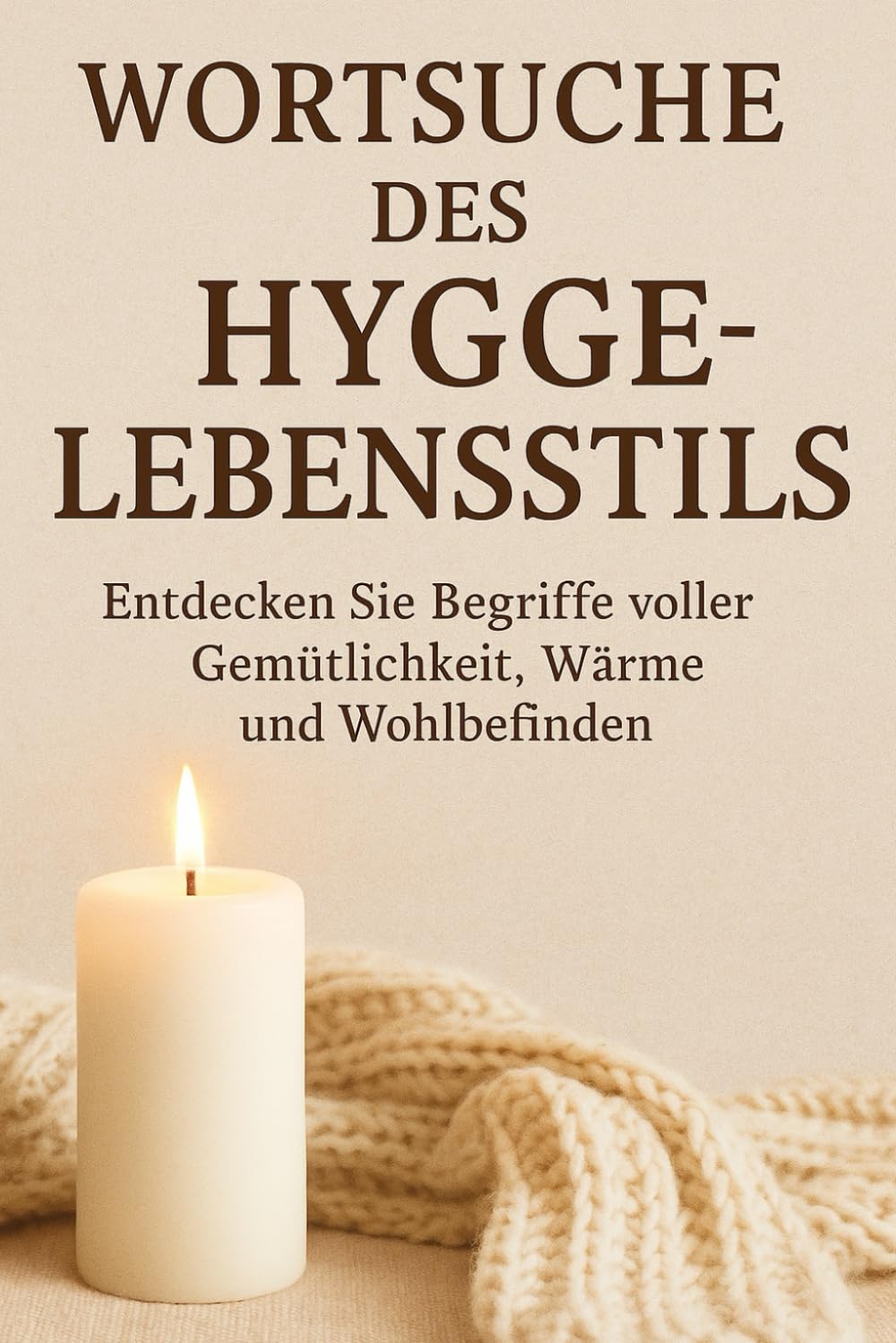 Wortsuche des Hygge-Lebensstils: Entdecken Sie Begriffe voller Gemütlichkeit, Wärme und Wohlbefinden