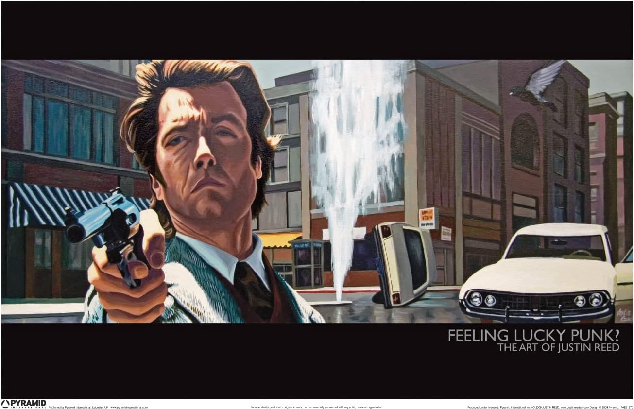 Pyramid America Feeling Lucky Punk? - The Art of Justin Reed 11x17 Poster Print