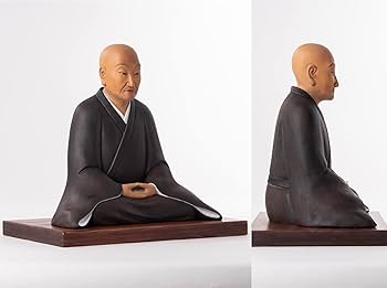 良寛 座像 仏像】木造 良寛像 | 高僧・祖師 | | 仏像ワールド