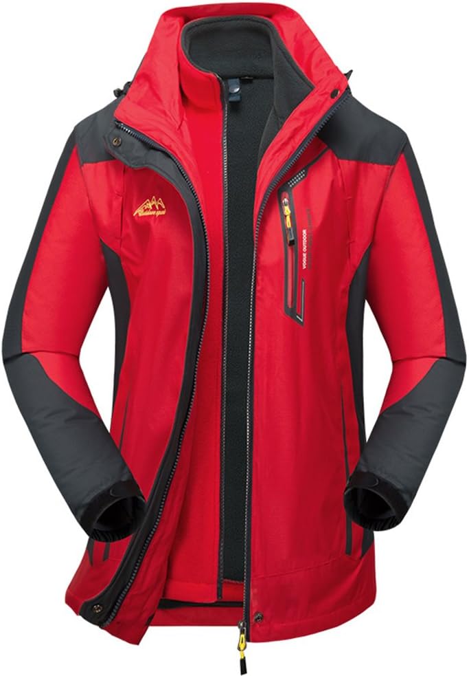 Timeiya Women's Thicken Warm Jackets for Mountaineering Twinset Winter
