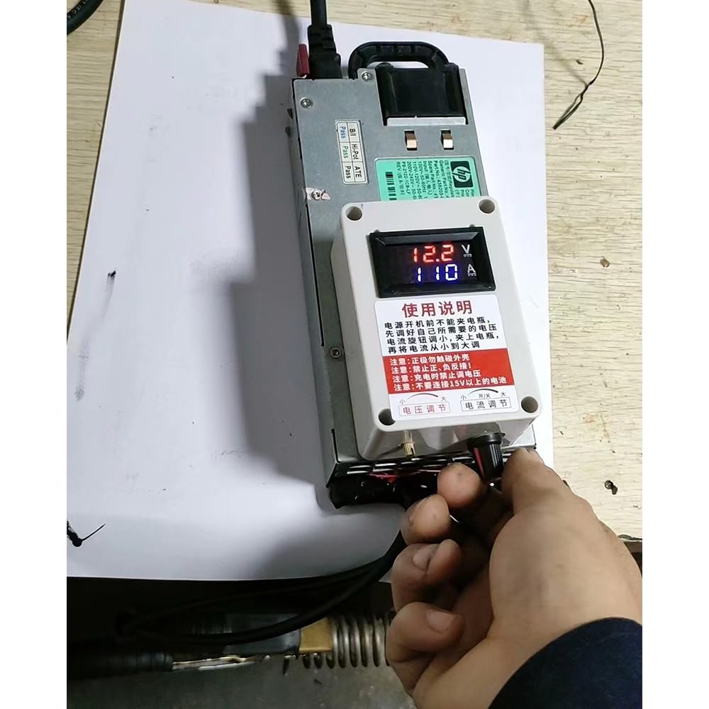 Chargeur de batterie avec courant et tension réglables, 1200 W, 3-15 V, 3-100 A