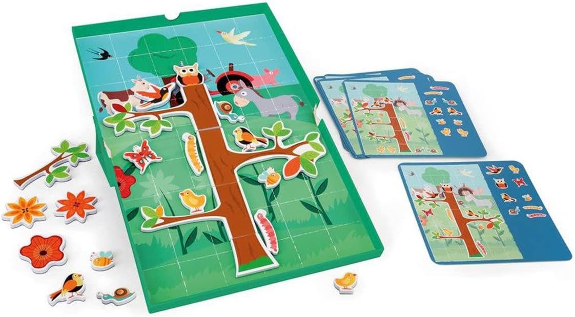 Magnetic Educational Game for Children Aged 4 and up, 1 Player, Fun on The Farm