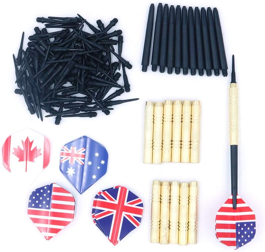 POFET 12PCS Soft Tip Darts with 100 Soft Tip Points for Electronic Dartboard - Image 3