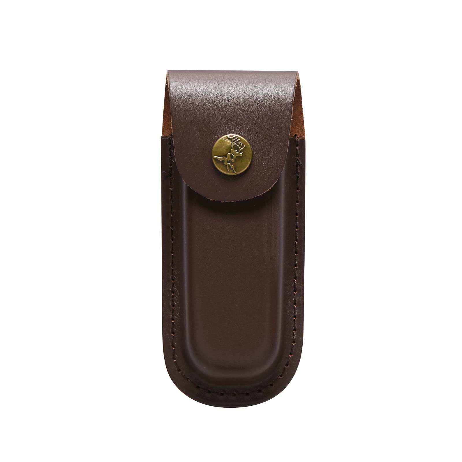 Tactical Sleeve Holster Folding Blade Scabbard Carry Leather Stand Sheath Scabbard Pouch Bag for Swiss Army Tactical Tools