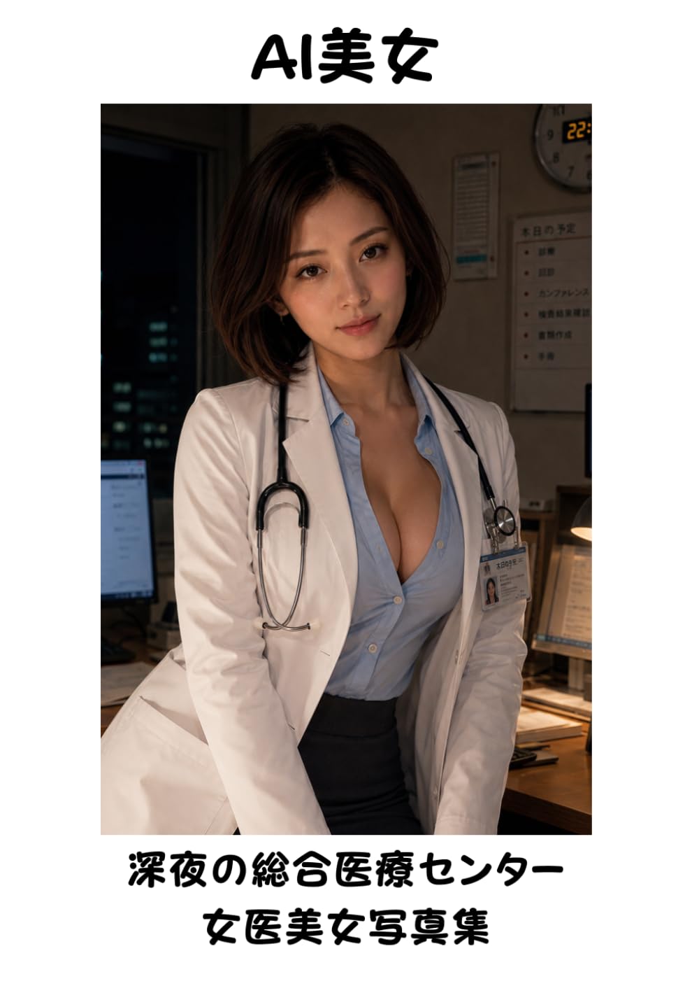 【AI美女】深夜の総合医療センター 女医美女写真集 (AI美女写真集)