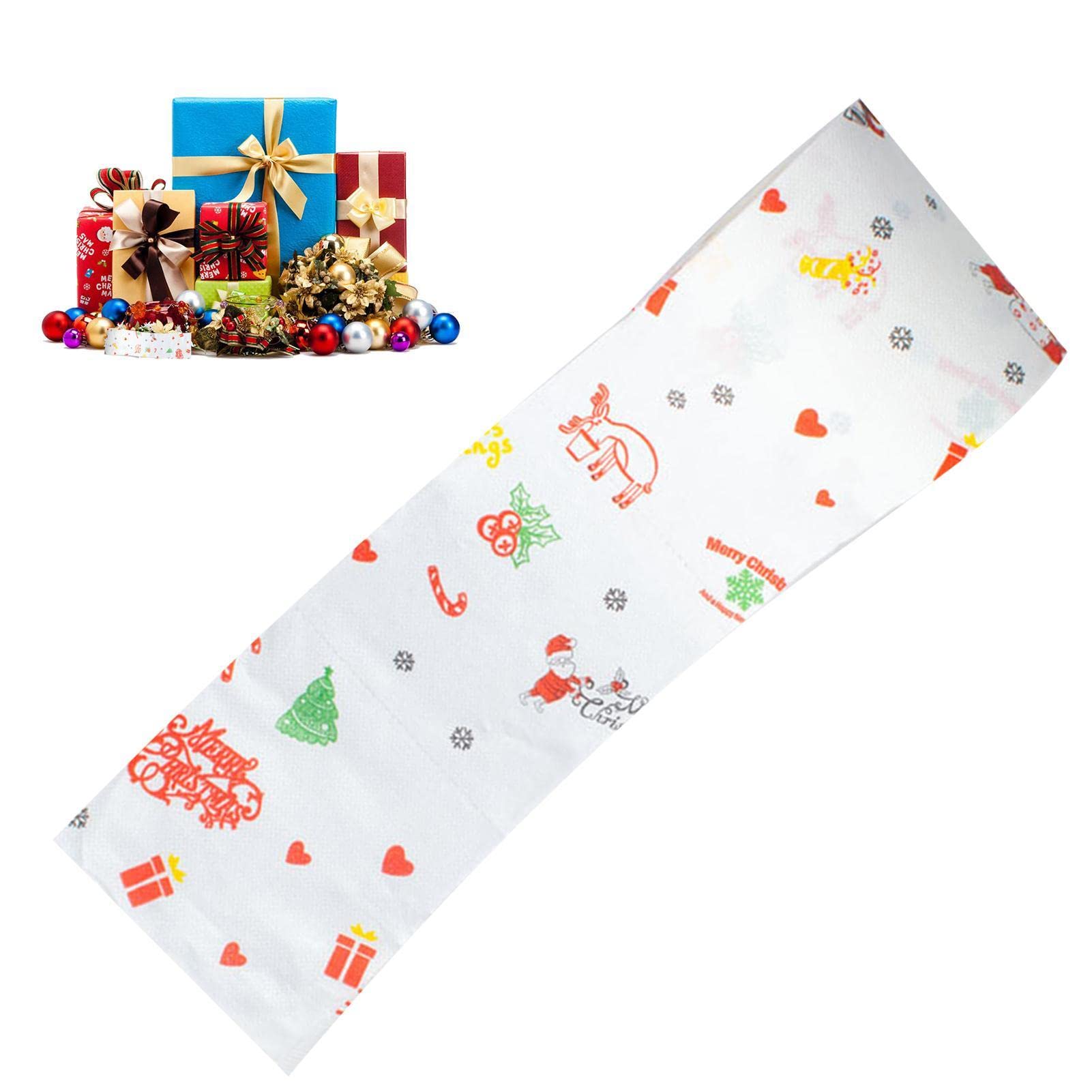 Christmas Toilet Paper Roll Novelty Toilet Rolls, Christmas Theme Toilet Rolls Home Bath Toilet Roll Paper Toilet Paper Christmas Letter Toilet Paper, for Christmas Decorative Decor Party Decor Gifts