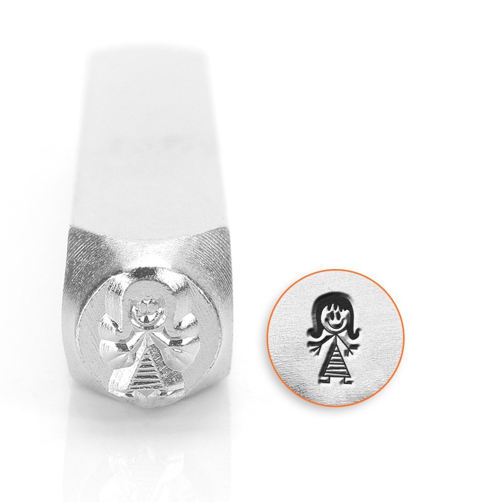 ImpressArt- 7mm, Mommy Stick Figure Design Stamp