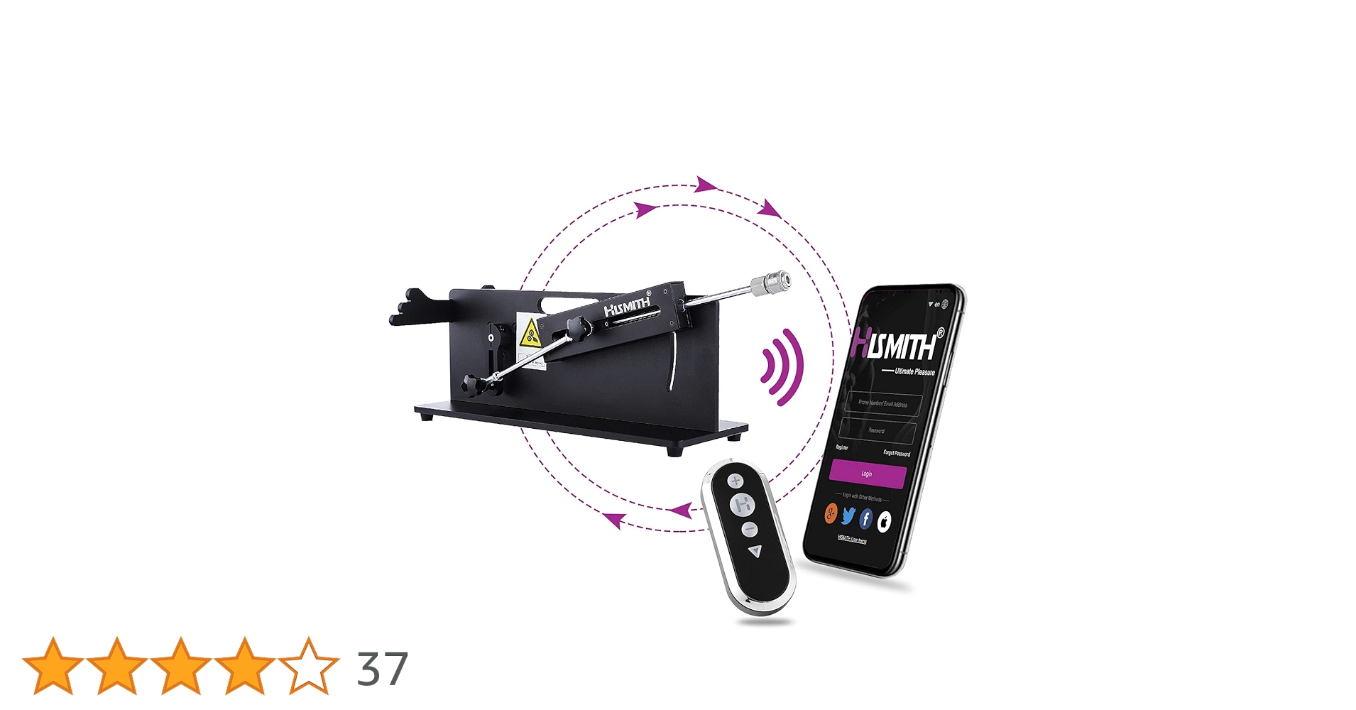 Amazon | Hismith ピストンマシーン Table Top 2.0 Pro—APP