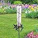 JOYBee Metal Hummingbird Wind Spinners with Rain Gauge-Metal Stake with Replacement 7