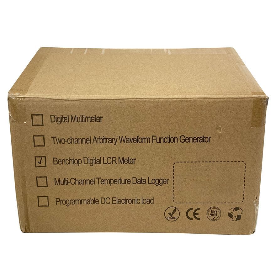 Digital LCR Meter Benchtop LCR Bridge Inductance Resistance Capacitance Tester with Excitation Source Frequency 10 Points 100Hz 120Hz 200Hz 400Hz 800Hz 1kHz 2kHz 4kHz 8kHz 10kHz