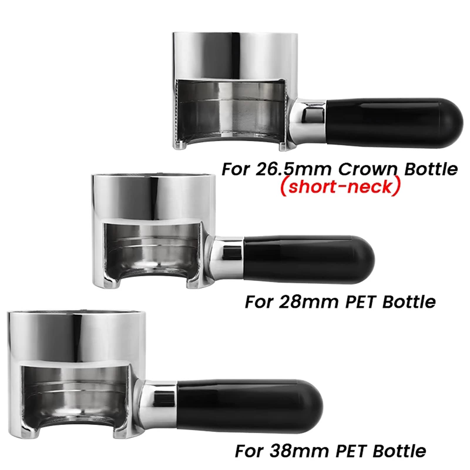 Schiuma per rubinetto della birra in acciaio inox, strumento di riempimento senza schiuma per bottiglie in PET e vetro – Design professionale per un riempimento efficiente