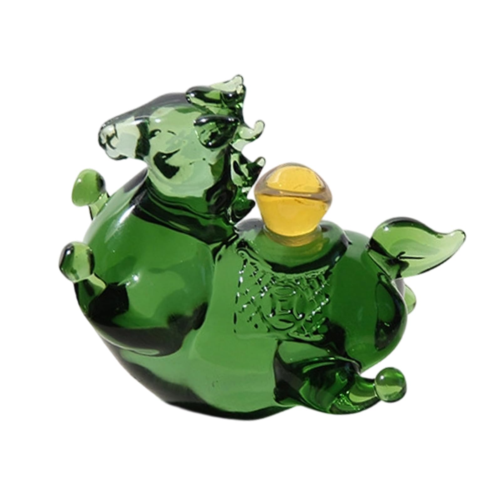 Snorvixre Glass Horse Statues Realistic Animal Art Figurines Collections Ornament Zodiacs for Offices Home Decors Glass