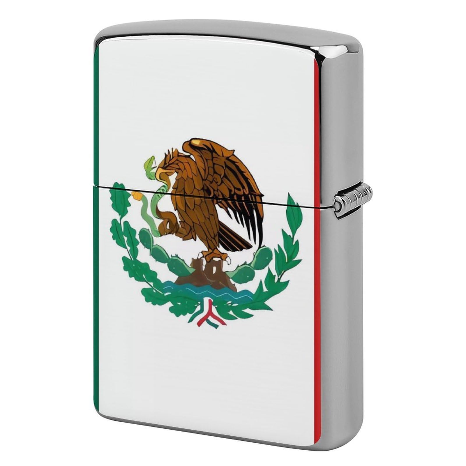 Flag of Mexico Lighter Cover for Men, Personalized Lighter Case for Birthday Gift, Flip-Top Lighters Protective Cover, Portable Lighters Shell for Outdoor, Travel