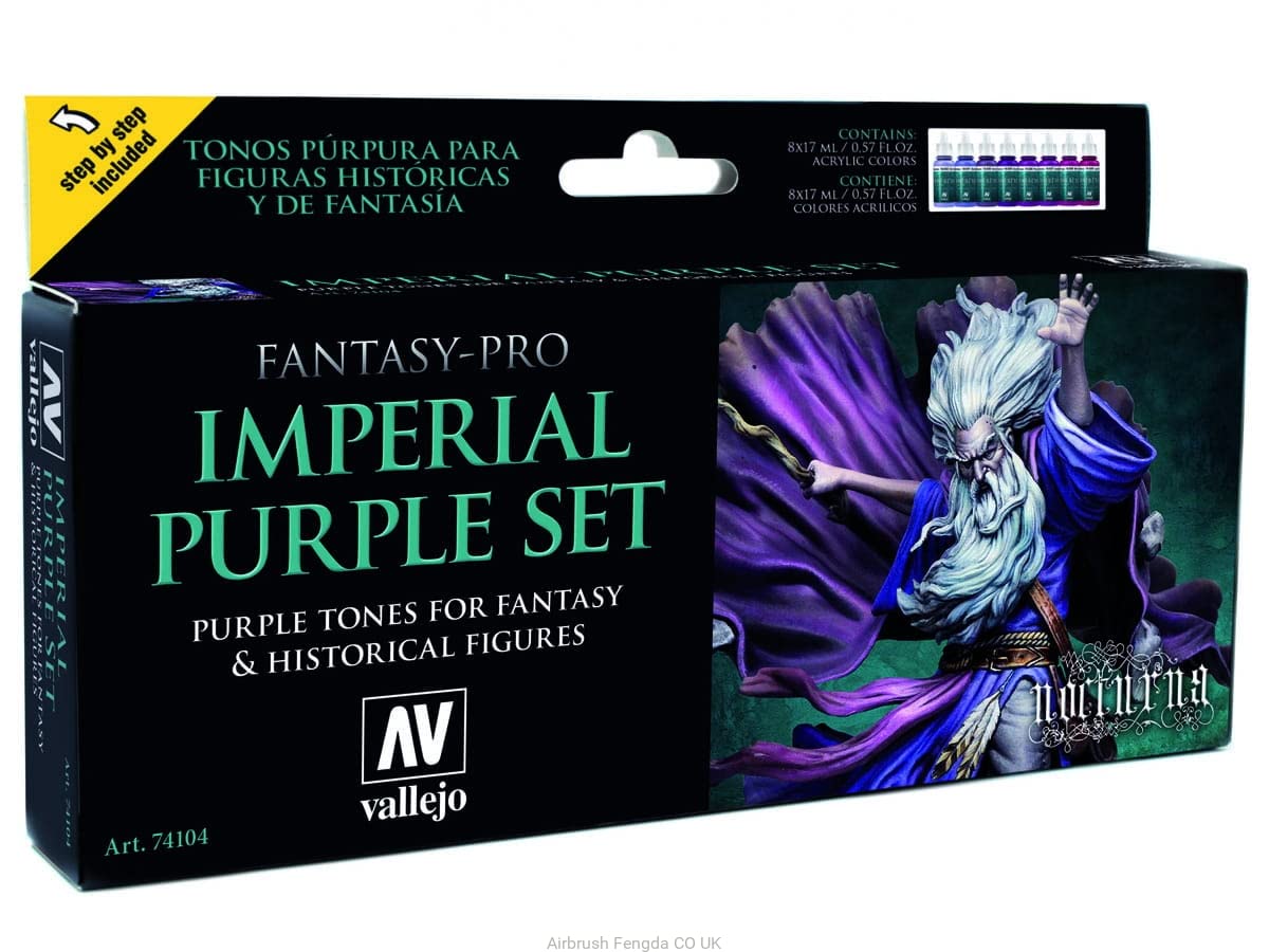 Amazon | Av Vallejo Fantasy Set - Imperial Purple (8) | カラー塗料