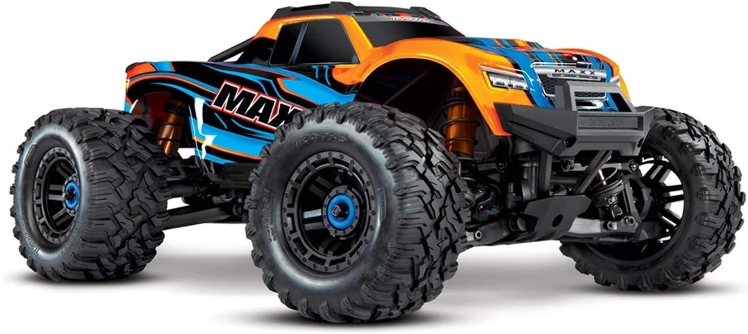 Maxx 1/10 4WD VXL (TQi, TSM, No Batt, No Chgr) Orange with leds