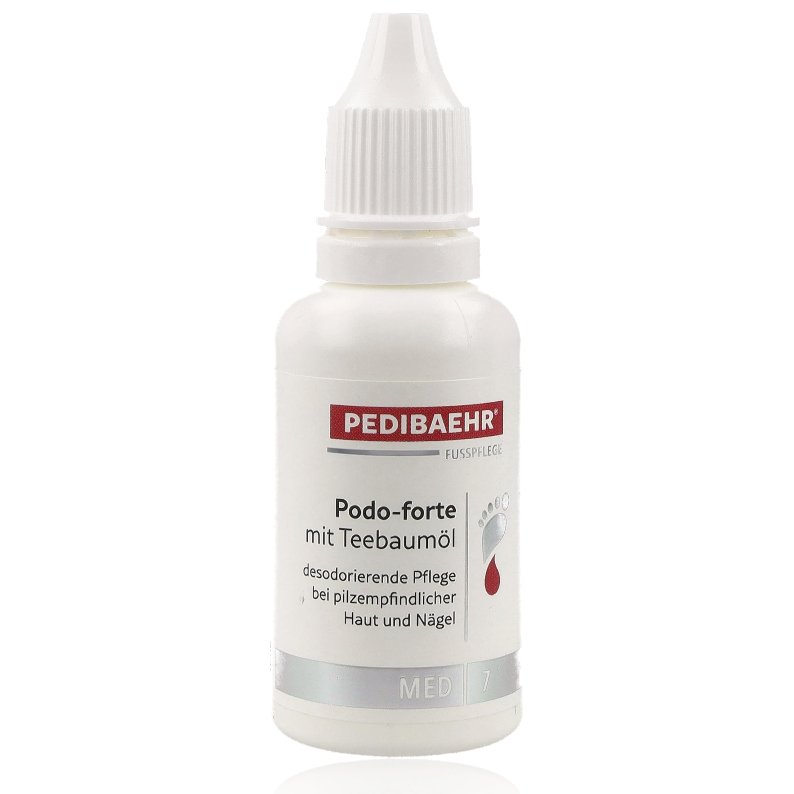 Podo forte fluido con olio di albero del tè, cura speciale delle dita, cura delle unghie, pediBaehr, 30 ml