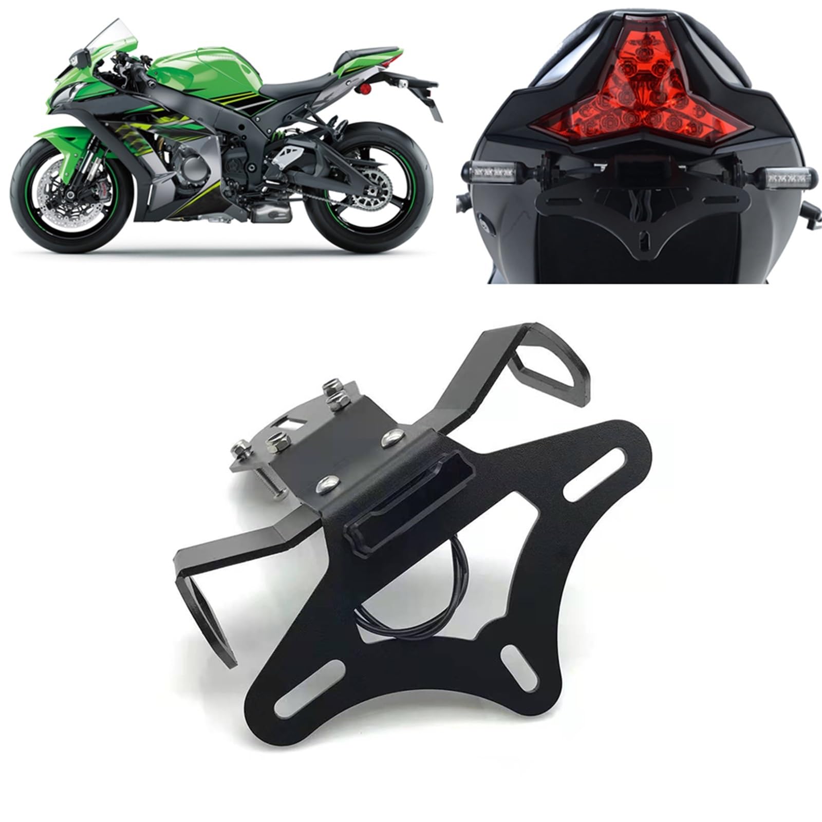 Portatarga Di Ricambio Moto Per ZX10R Ninja ZX-10R ZX-10RR SE ABS 2016-2024
