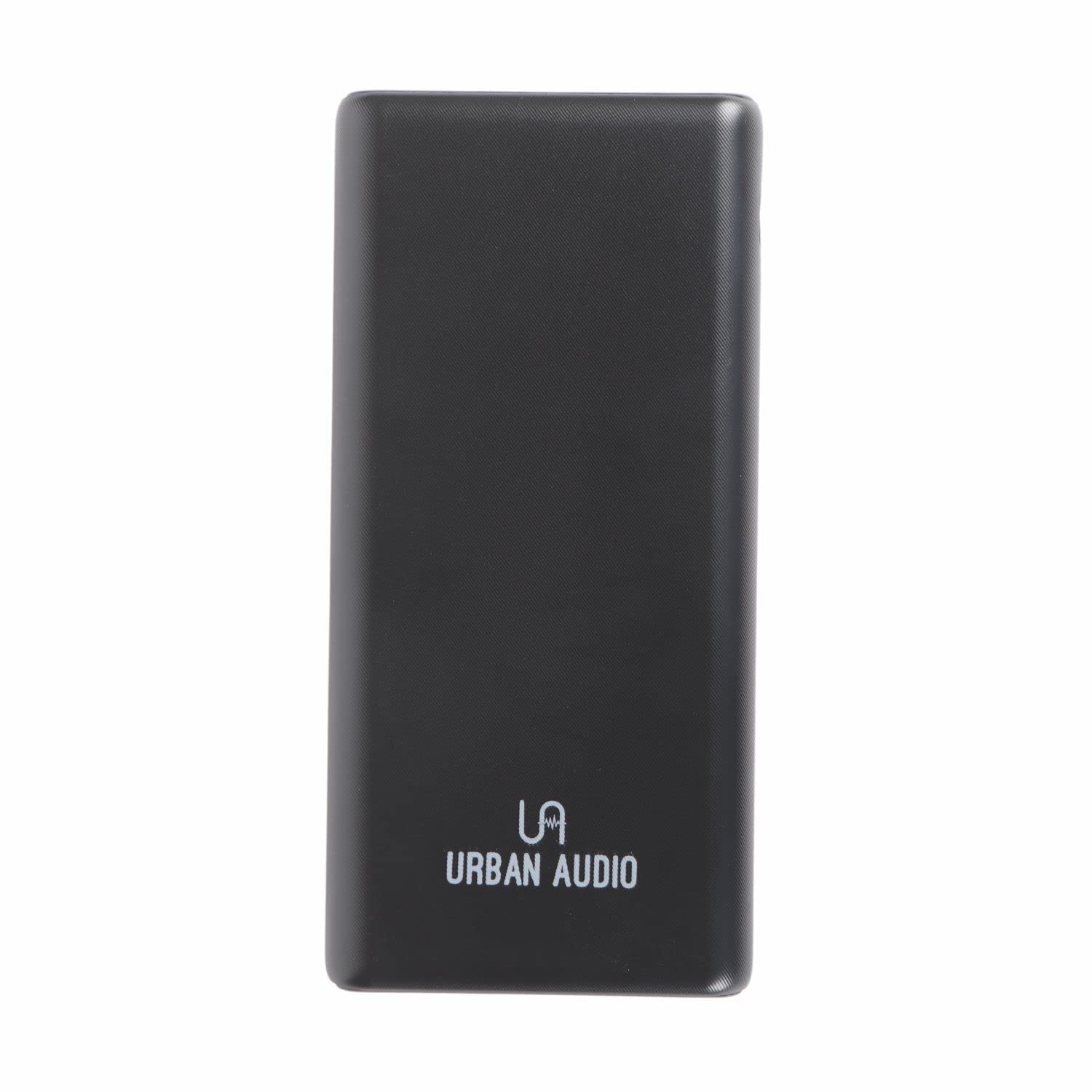 Urban Audio PB09 Slim 14000 mAh 22.5W PD Quick Charging Power Bank Micro USB,USB1 & Type-C Input Port + Micro USB, USB1 & Type-c Output with 5V/4.5 A Output & Digital Display Indicator (PB09-Black)