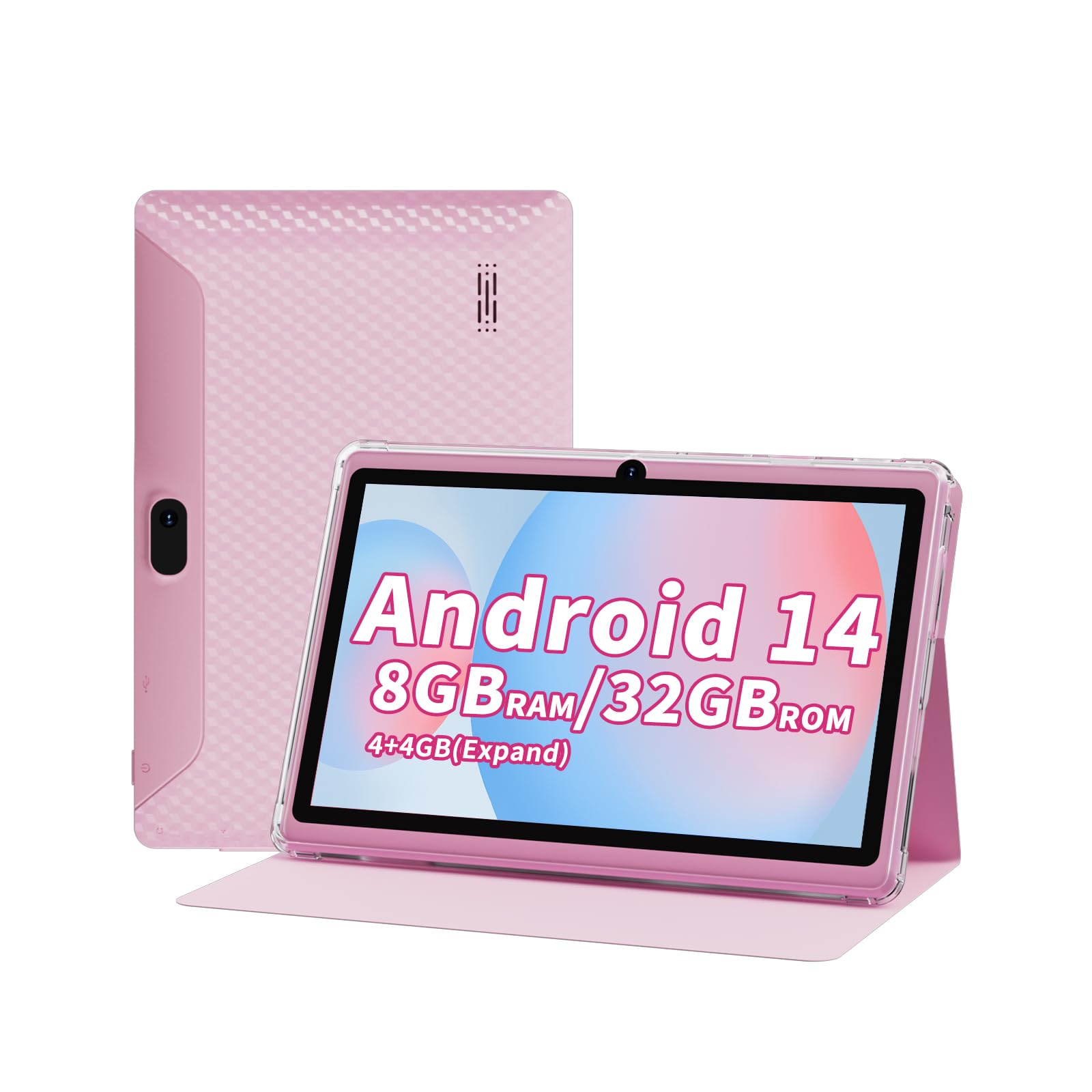 Amazon.com : 7 inch Tablet With Case Andaroid 14 Tableta 8GB RAM
