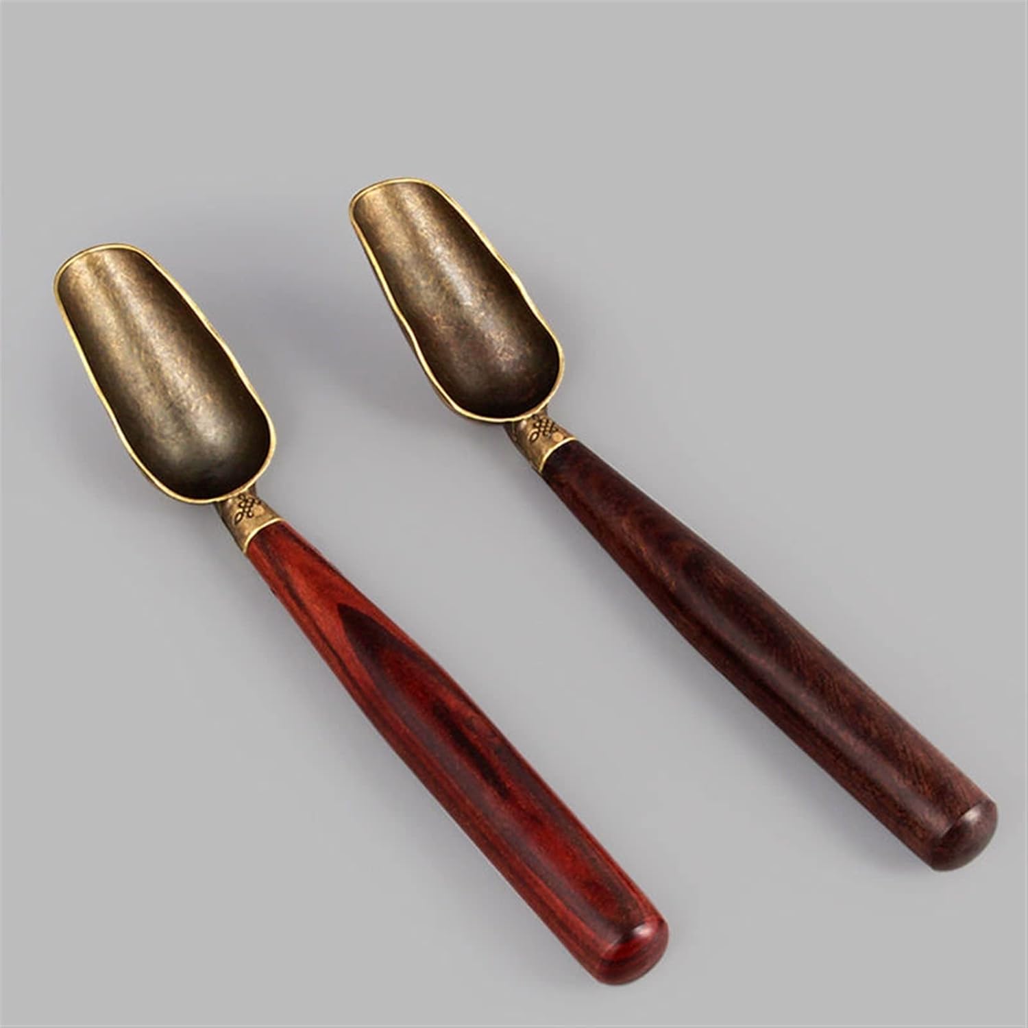 MaGiLL Teaspoons Metal Tea Spoon Stainless Steel Ebony Rosewood Teaspoon Tea Set Tea Shovel Tea Ceremony Accessories Tool