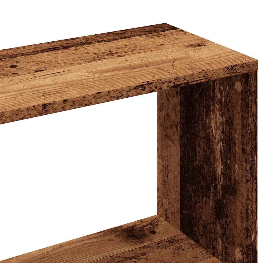 Generisch Bücherregal Altholz-Optik 97,5x29,5x100 cm Holzwerkstoff,Möbel,Regalsysteme,Bücherregale Bücherschränke-855788