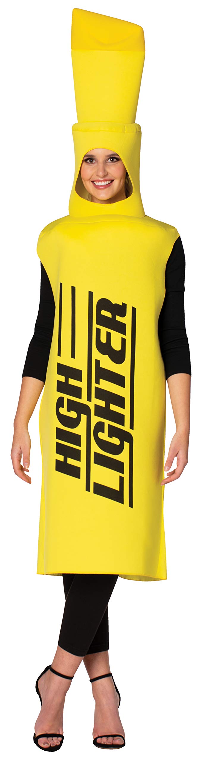 Rasta Imposta Yellow Highlighter Office Supplies Halloween Costume, Adult  One Size : Amazon.sg: Fashion