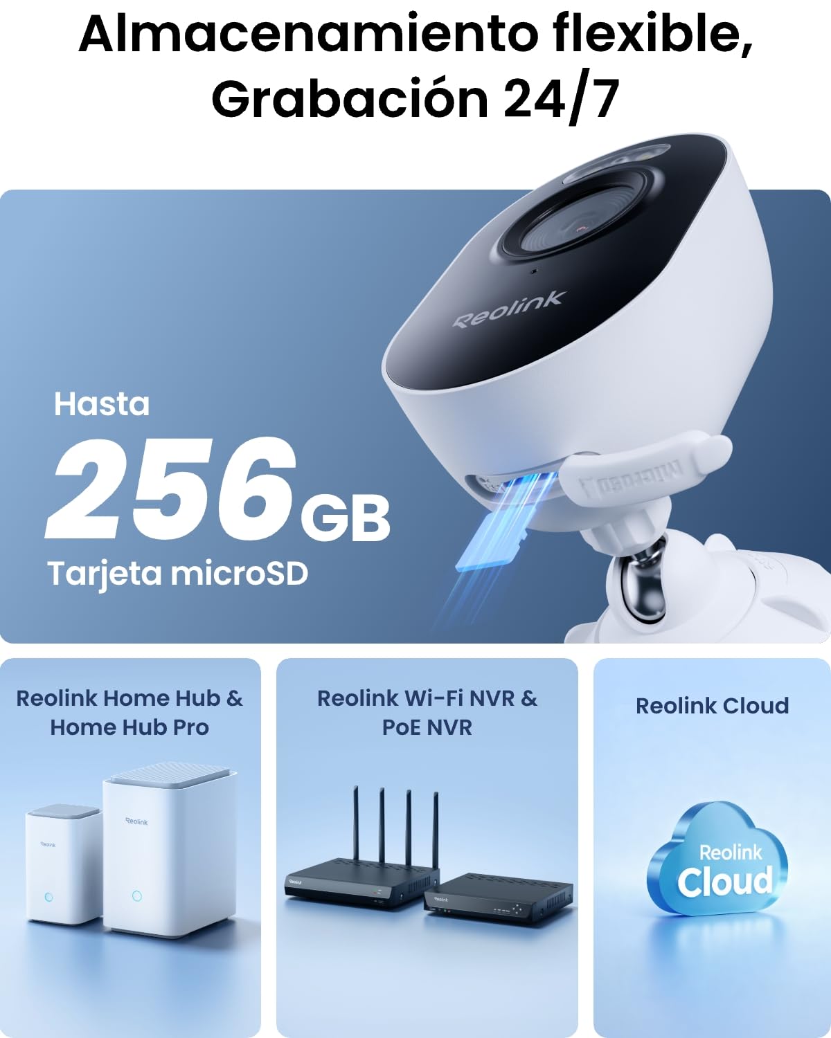 Reolink Lumus, Cámara de Seguridad Exterior 2K 4MP, Reflectores, Wi-Fi Banda Dual 2,4/5GHz, Enchufable, Detección de Movimiento con Alertas, Comunicación Bidireccional, Almacenamiento Local | Cámara WiFi Exterior, WiFi 2,4/5GHz, Detección Personas/Vehícul