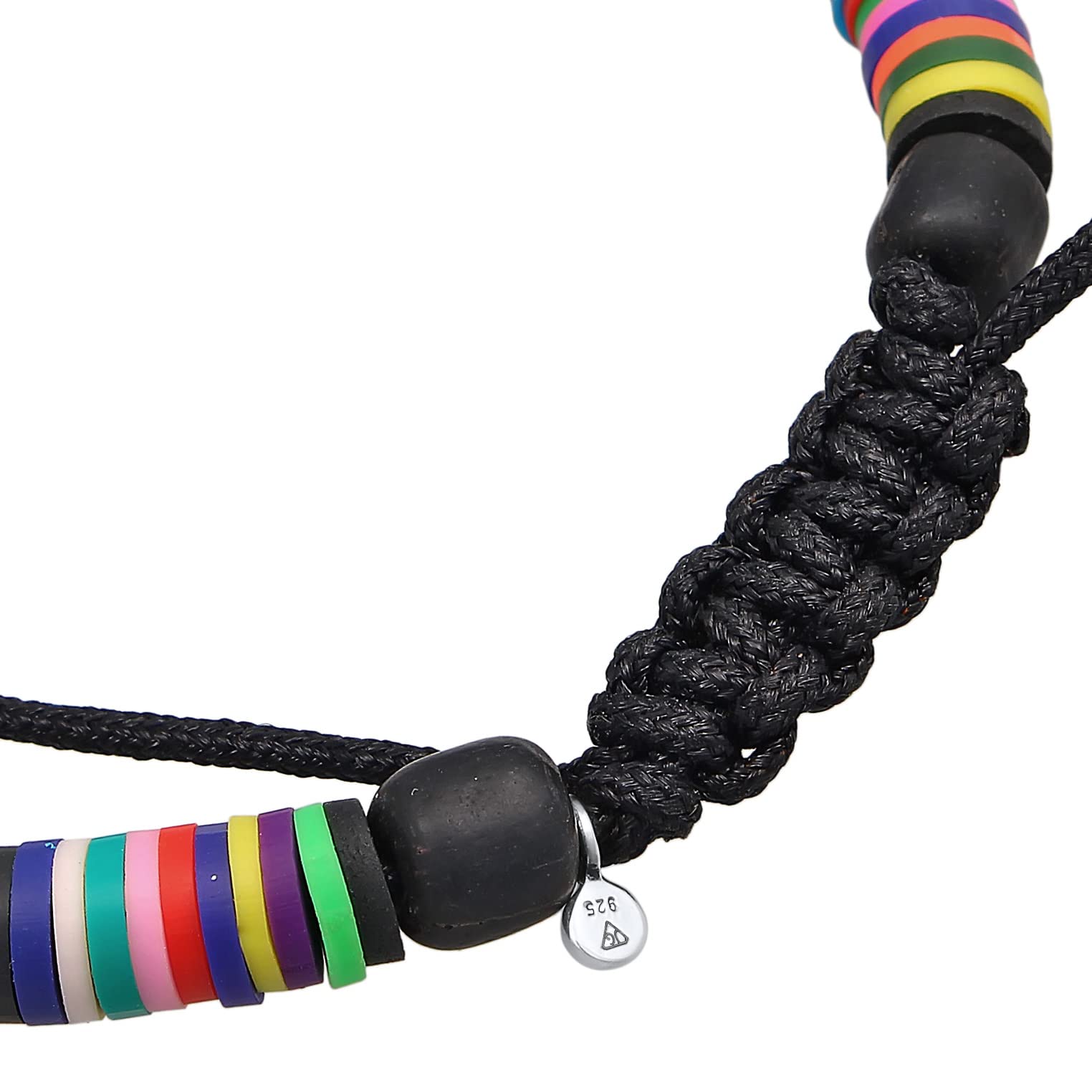 Kuzzoi Buddha Herren Armband aus Heishi undGlas Perlen